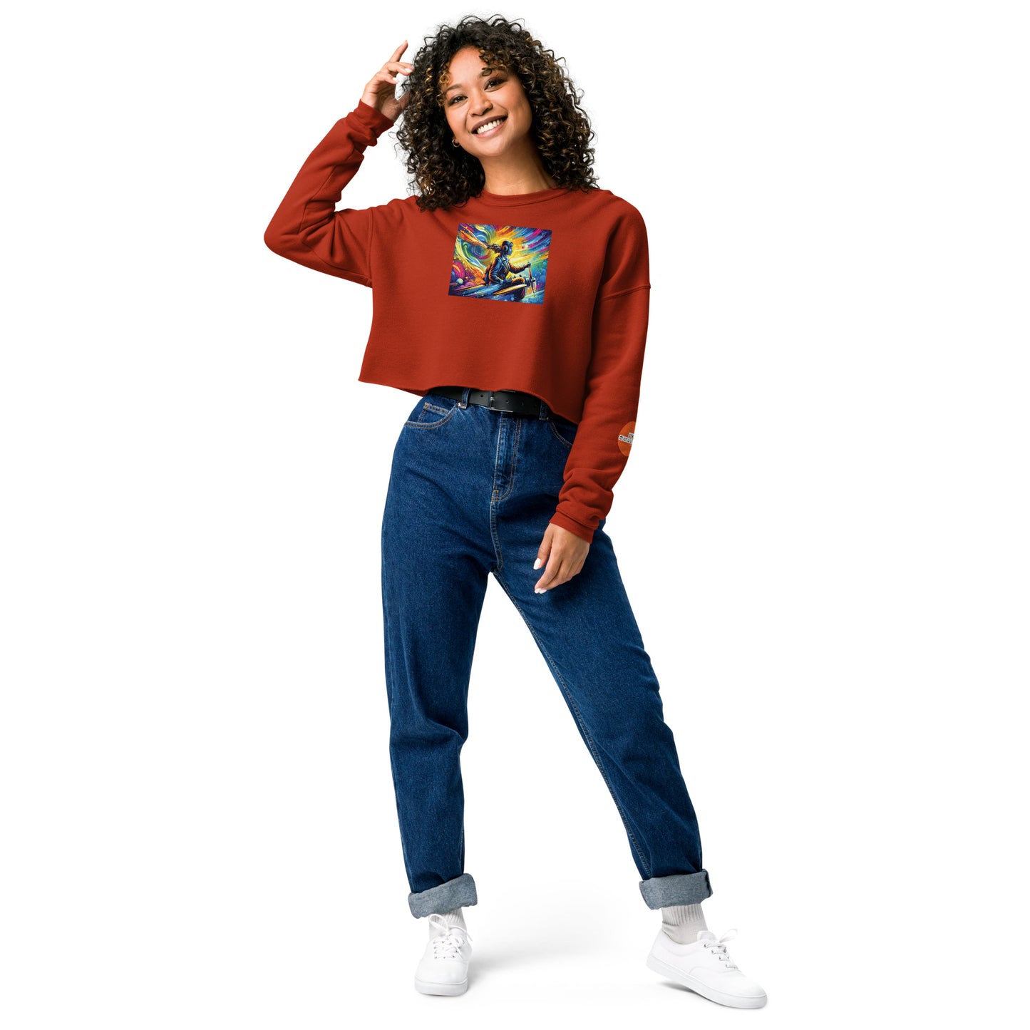 Stellar Pilot Crop Sweatshirt