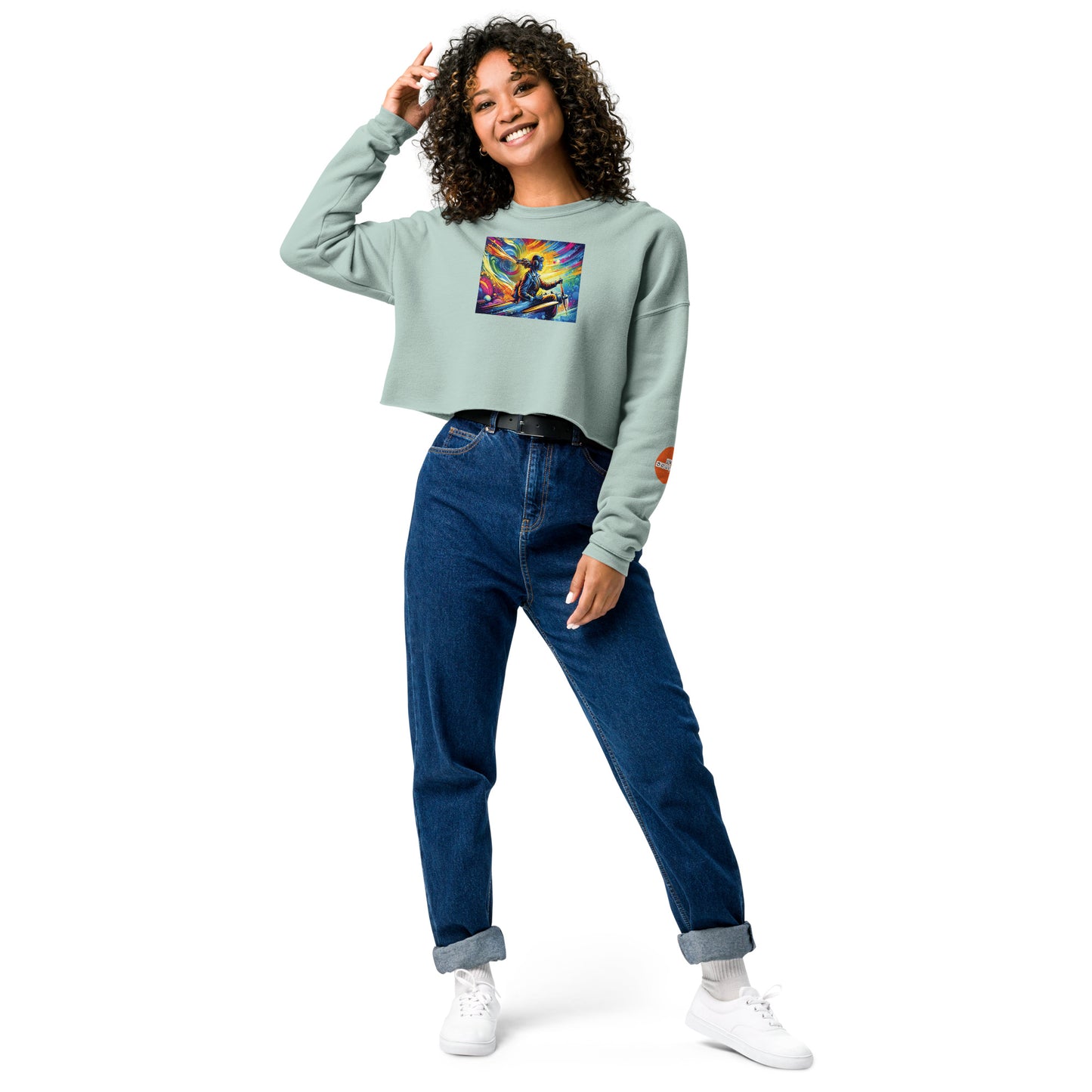 Stellar Pilot Crop Sweatshirt