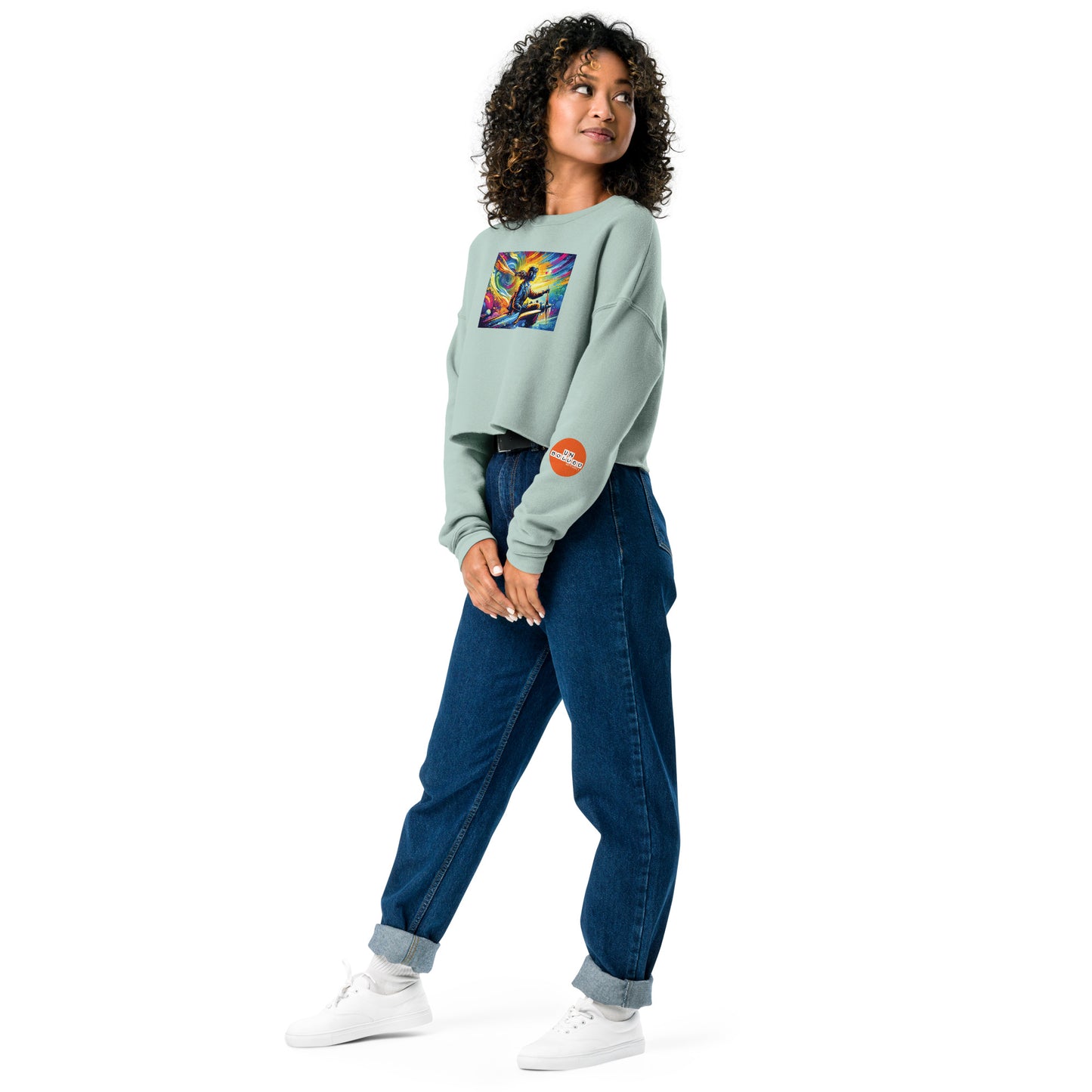 Stellar Pilot Crop Sweatshirt